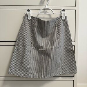 Brandy Melville Striped Mini Skirt